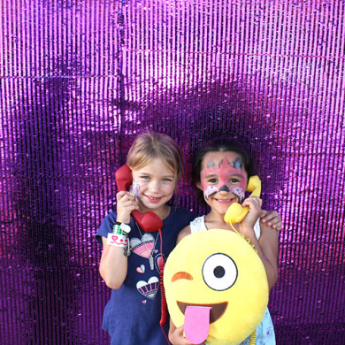 Long Purple Sequin